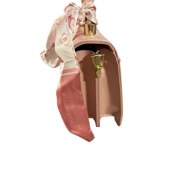 Stylish Pink Mini Bag with Vow scarf - Picture 3 of 6